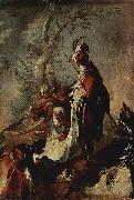 Franz Anton Maulbertsch Der Apostel Philippus tauft einen Eunuchen painting